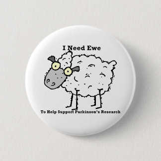 Support Parkinson's Research 6 Cm Round Badge