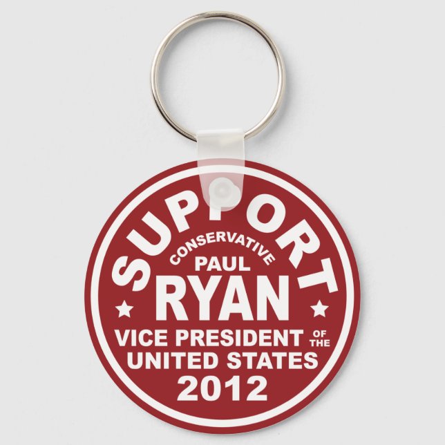 Support Paul Ryan Vise President Seal Key Ring (Front)