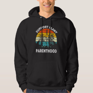 Support Plant Parenthood Retro Vintage Gardener Ga Hoodie