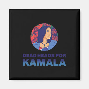 Support President Kamala Harris Dead's 2024 Heads Magnet
