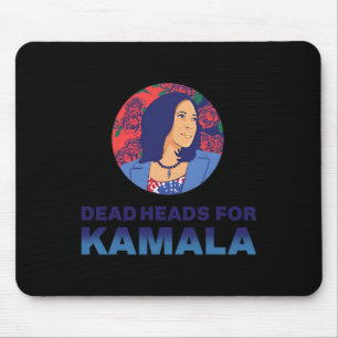 Support President Kamala Harris Dead's 2024 Heads Mouse Pad