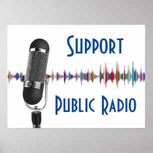 Support Public Radio Poster