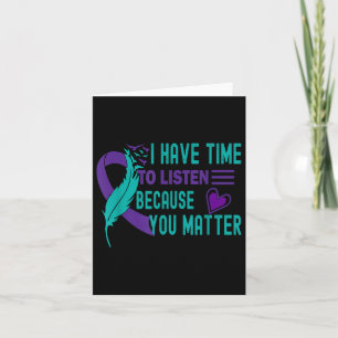 Support Raising Suicide Prevention Awareness Card