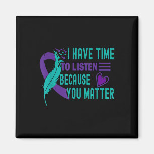 Support Raising Suicide Prevention Awareness  Magnet
