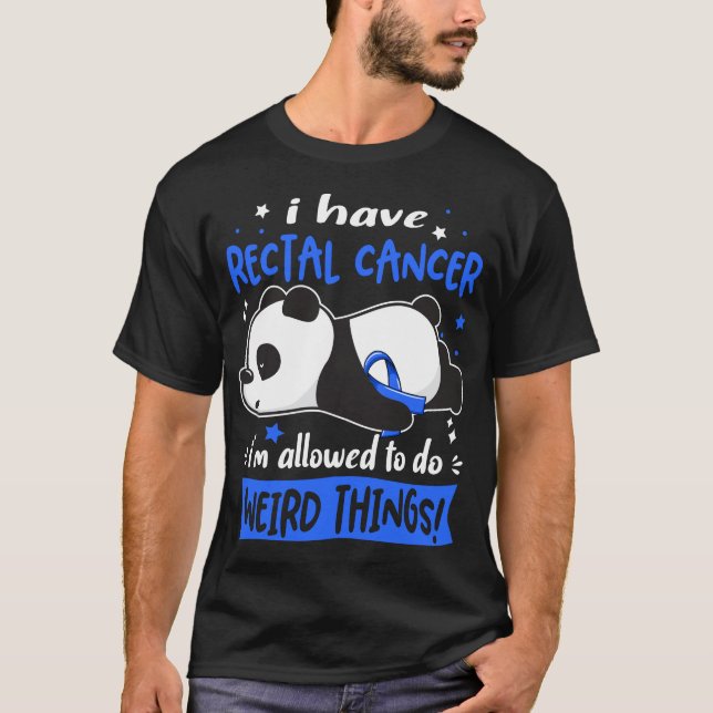 Support Rectal Cancer Awareness Gifts T-Shirt (Front)