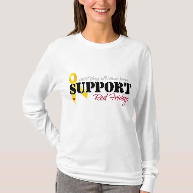 Support Red Fridays T-Shirt (Front)