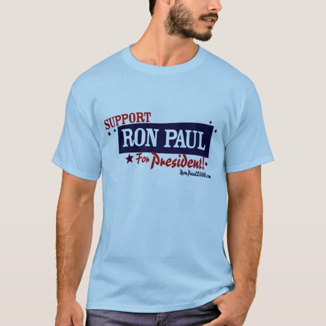 Support Ron Paul Vintage Shirt (Front)