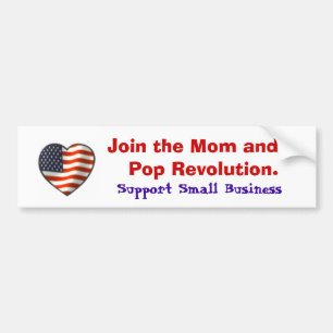Support Small Business Bumper Sticker