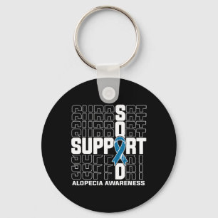 Support Squad Alopecia Awareness Key Ring