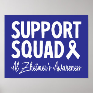 Support Squad Alzheimer's Awareness Poster