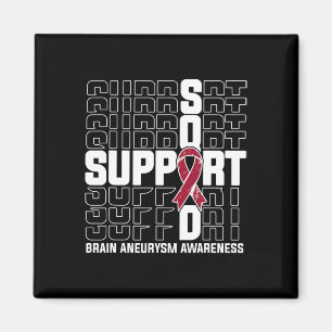Support Squad Brain Aneurysm Awareness 1 Magnet
