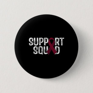 Support Squad Brain Aneurysm Awareness  6 Cm Round Badge