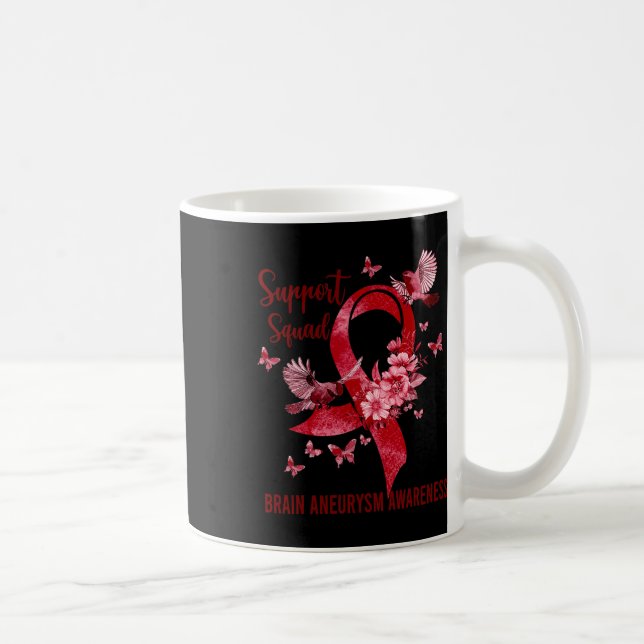 Support Squad Brain Aneurysm Awareness  Coffee Mug (Right)