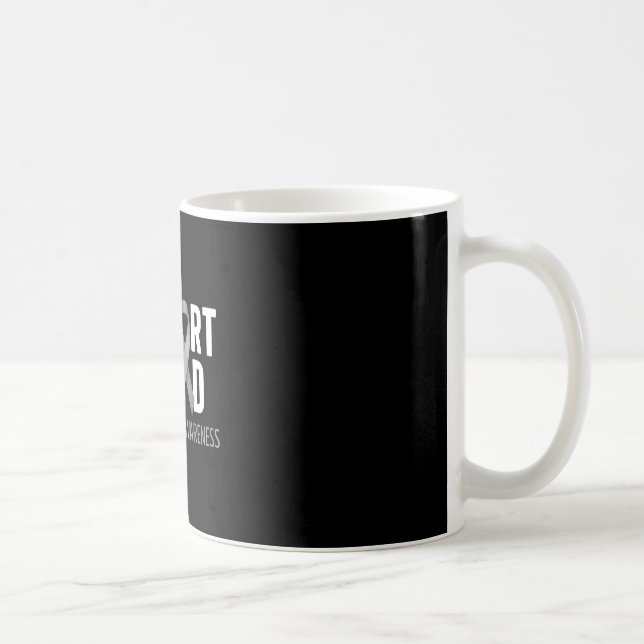 Support squad brain cancer awareness brain tumour coffee mug (Right)