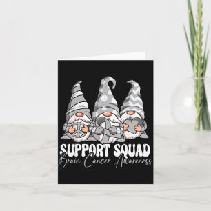 Support Squad Brain Cancer Awareness Card
