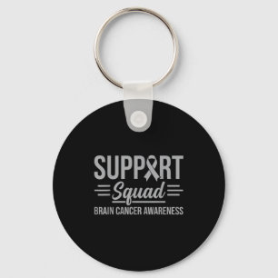 Support squad brain tumour awareness brain cancer  key ring