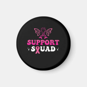 support squad breast cancer awareness magnet
