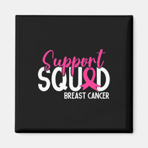 Support Squad Breast Cancer Awareness Pink Ribbon  Magnet