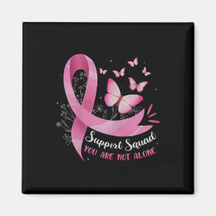 Support Squad Breast Cancer Awareness Pink Ribbon  Magnet