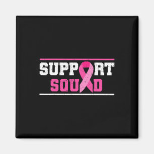 Support Squad Breast Cancer Awareness Pink Ribbon  Magnet
