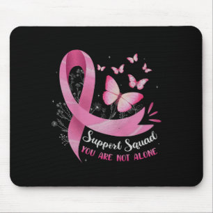 Support Squad Breast Cancer Awareness Pink Ribbon  Mouse Pad