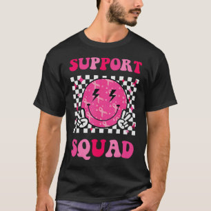 Support Squad Breast Cancer Awareness Pink Ribbon T-Shirt