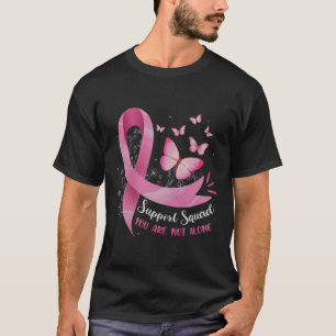 Support Squad Breast Cancer Awareness Pink Ribbon T-Shirt