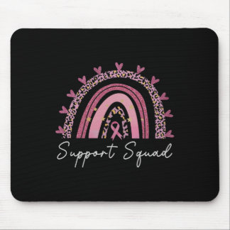 Support Squad Breast Cancer Awareness Survivor Pin Mouse Pad