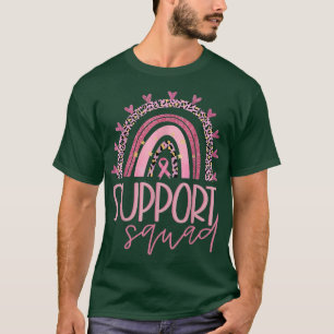 Support Squad Breast Cancer Awareness Survivor Pin T-Shirt