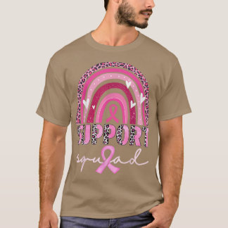Support Squad Breast Cancer Awareness Survivor Pin T-Shirt