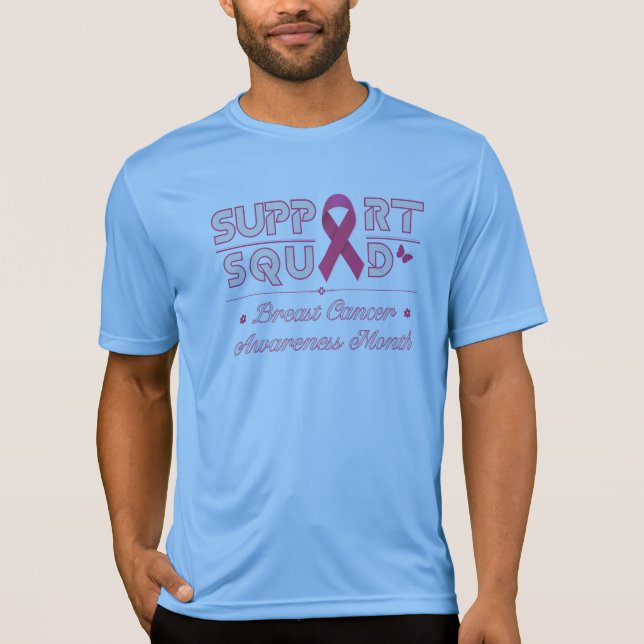 Support Squad-Breast Cancer  Awareness T-shirt (Front)