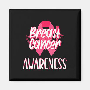 Support Squad Breast Cancer - In October We Wear P Magnet