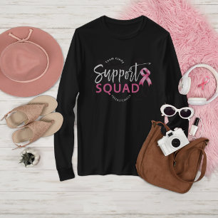 Support Squad Breast Cancer Pink Ribbon T-Shirt
