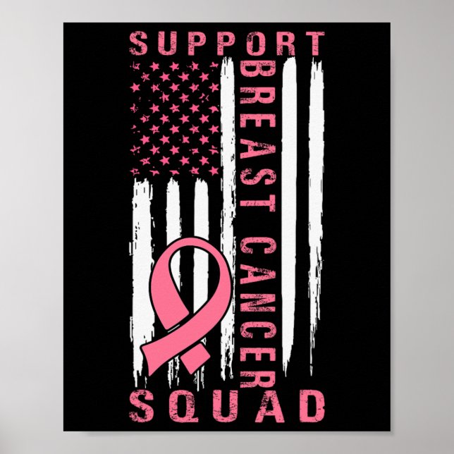 Support Squad Breast Cancer – Pink Support Squad  Poster (Front)