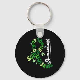 Support squad butterfly kidney disease awareness  key ring