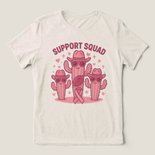 Support Squad Cactus Design Tri-Blend Shirt