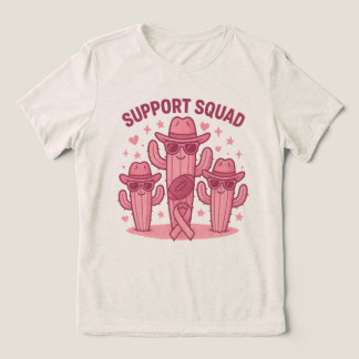 Support Squad Cactus Design Tri-Blend Shirt