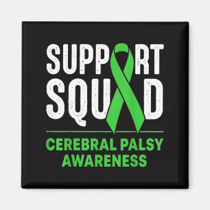 Support Squad Cerebral Palsy Awareness Month CP Magnet