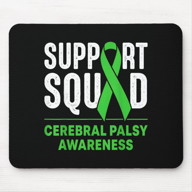 Support Squad Cerebral Palsy Awareness Month CP Mouse Pad (Front)
