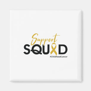 Support Squad - Childhood Cancer Awareness 1  Magnet