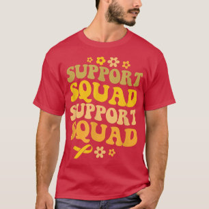 Support Squad Childhood Cancer Awareness Cancer Su T-Shirt