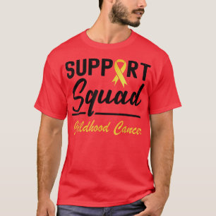 Support Squad Childhood Cancer Awareness Golden Ri T-Shirt