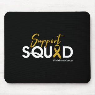 Support Squad - Childhood Cancer Awareness Mouse Pad