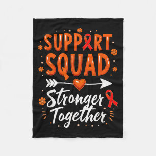 Support Squad Chronic Myeloid Leukaemia Awareness Fleece Blanket