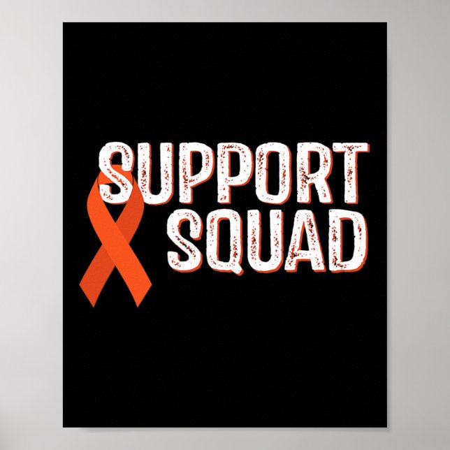 Support Squad Complex Regional Pain Syndrome Aware Poster (Front)