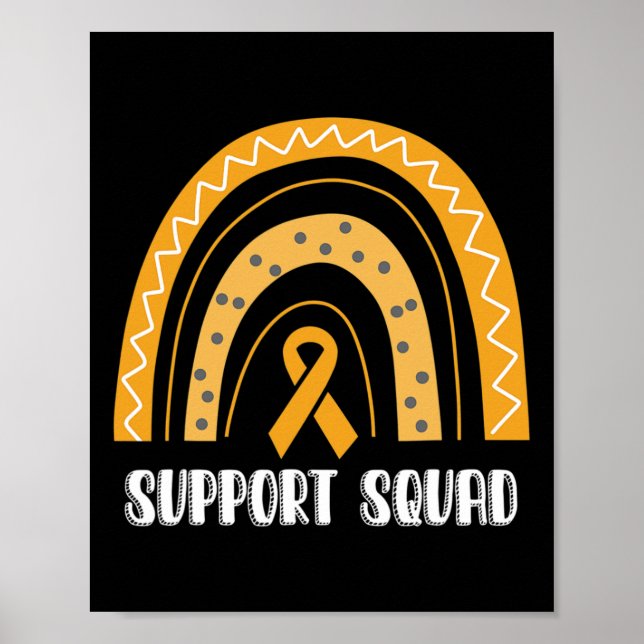 Support Squad Complex Regional Pain Syndrome Aware Poster (Front)