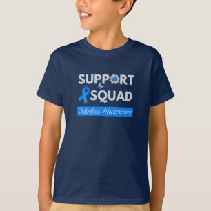 Support Squad - Diabetes Awareness Month Design T-Shirt