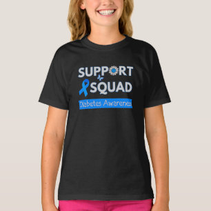 Support Squad - Diabetes Awareness Month Design   T-Shirt