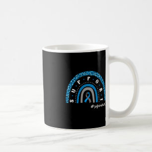 support squad diabetes rainbow t1d t2d warrior coffee mug