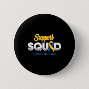 Support Squad Down's Syndrome Awareness T21 Hope W 6 Cm Round Badge